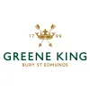 the logo for greene king burnt st george